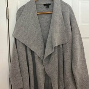 Gray Sweater Coat